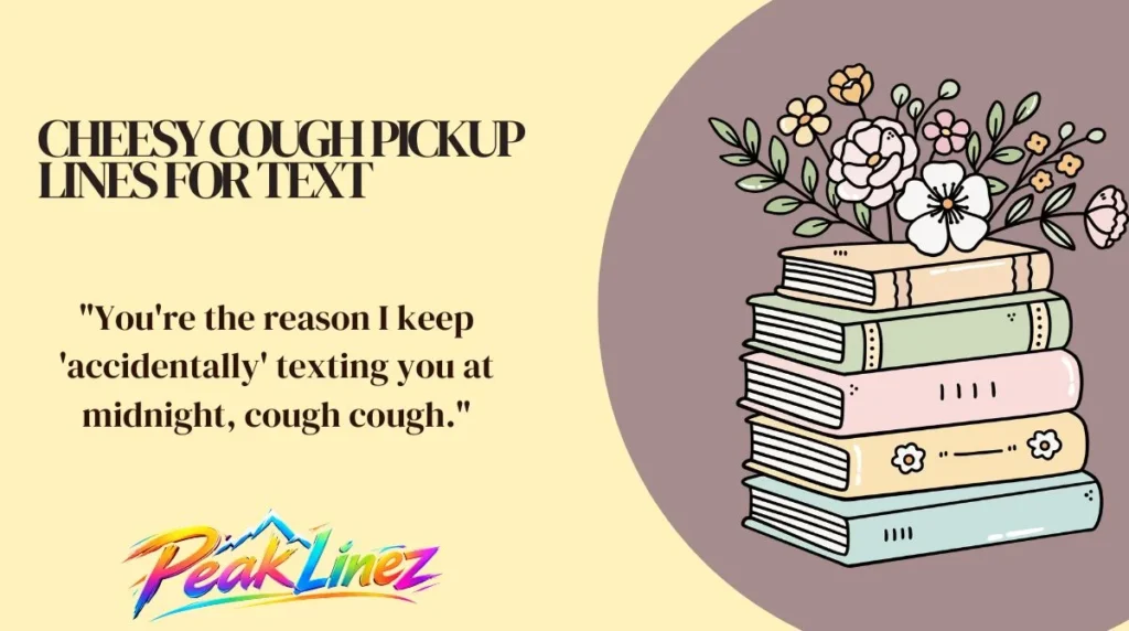 Cheesy Cough Pickup Lines for Text