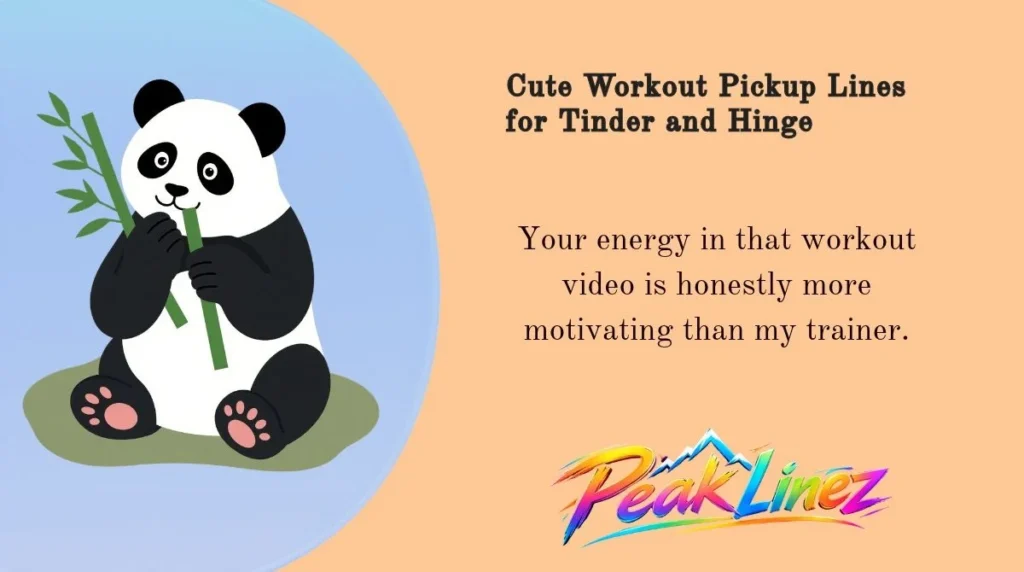 Cute Workout Pickup Lines for Tinder and Hinge