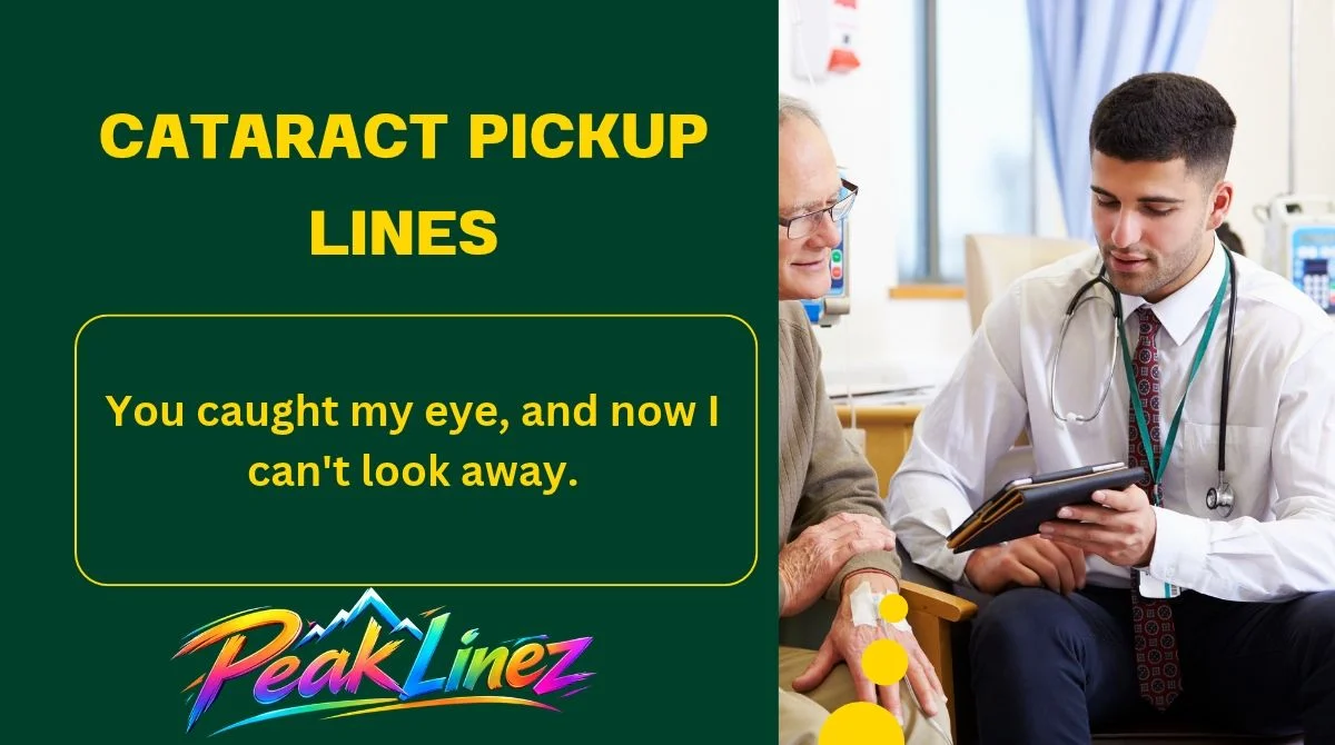 Cataract Pickup Lines