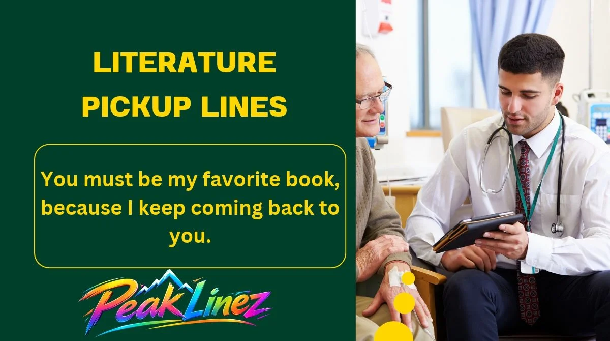 Literature Pickup Lines