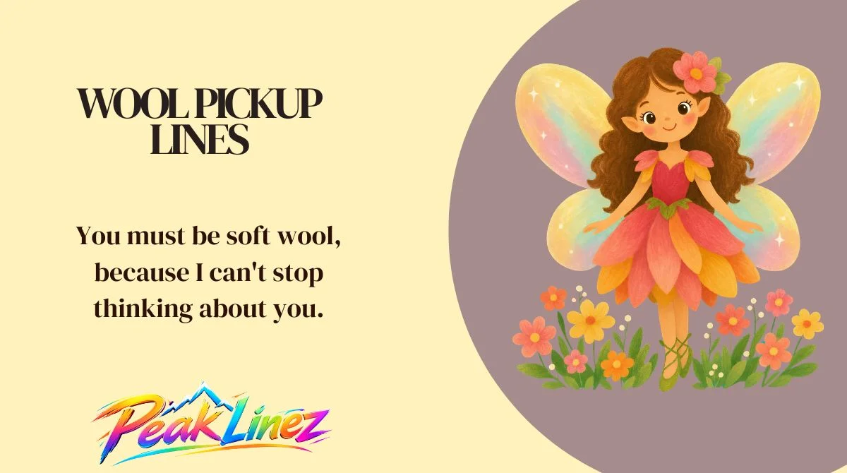 Wool Pickup Lines